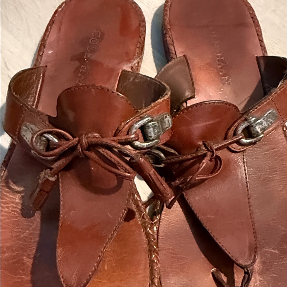 Cole Haan Brown Leather Sandals size 9 - Picture 9 of 10